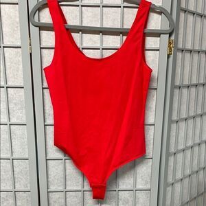 Tristan Women’s Red Bodysuit, Size Small